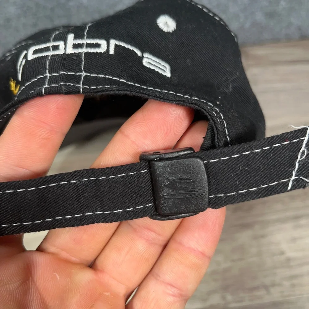 VTG Footjoy Cobra Speed Golf Hat Mens OSFA Adjustable Logo Black